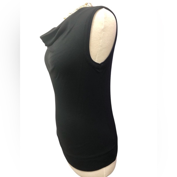 Talbots Black Sleeveless Cowl Neckline Top - Picture 3 of 9